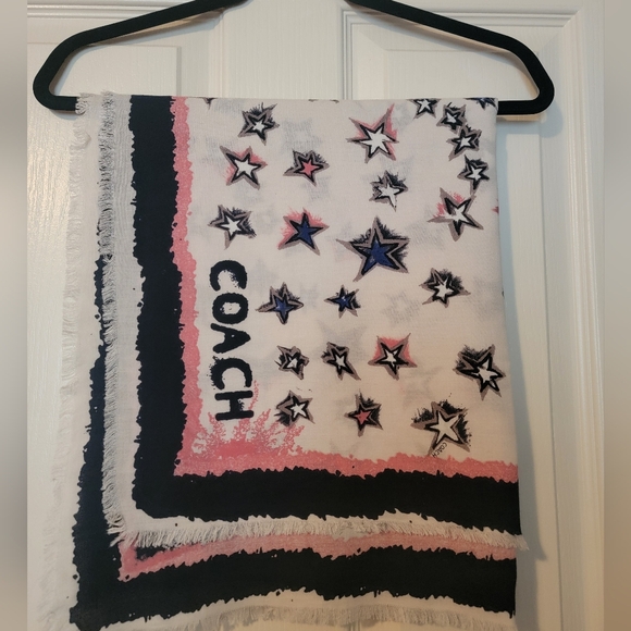 Coach Accessories - Coach Star Oversized Scarf/Wrap